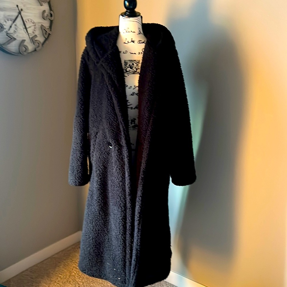 Hooded fleece jacket